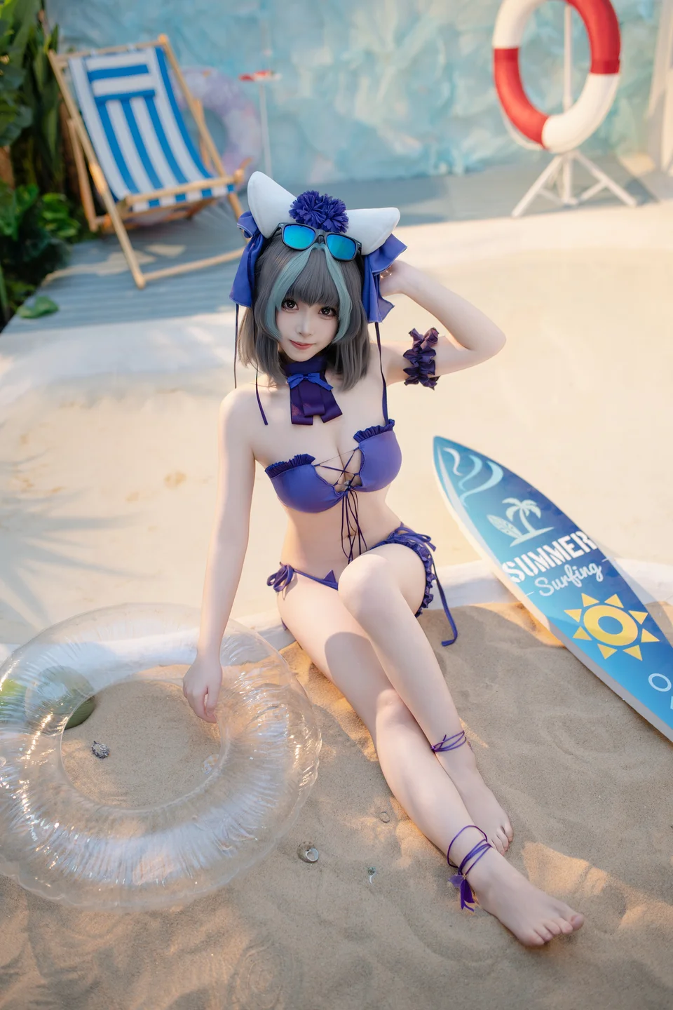 Bangni邦尼 - No.034 碧蓝航线 柴郡 泳装 [86P-855MB] tg@simisebaisi 【丝足阁】043.webp